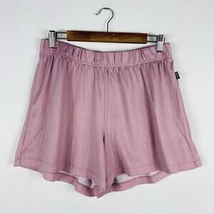 Eddier Bauer Sleep Shorts Women's Large Purple Pull On Pajama